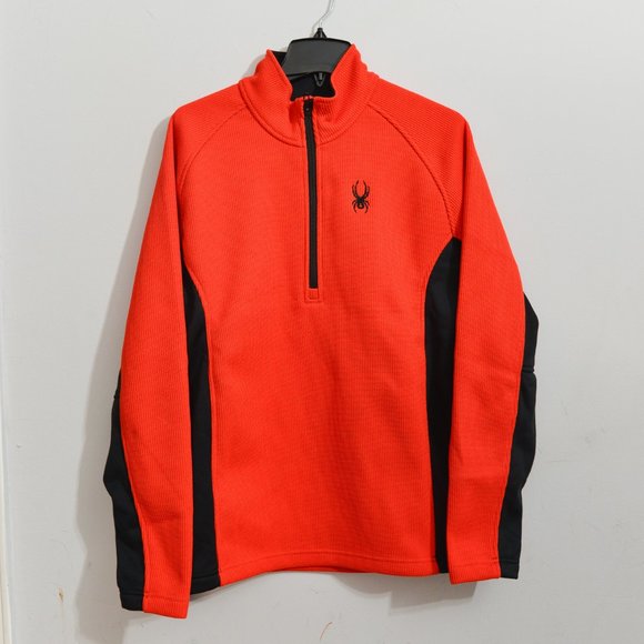 Spyder Outbound MEN Half Zip‎ Fleece RED - Picture 4 of 6
